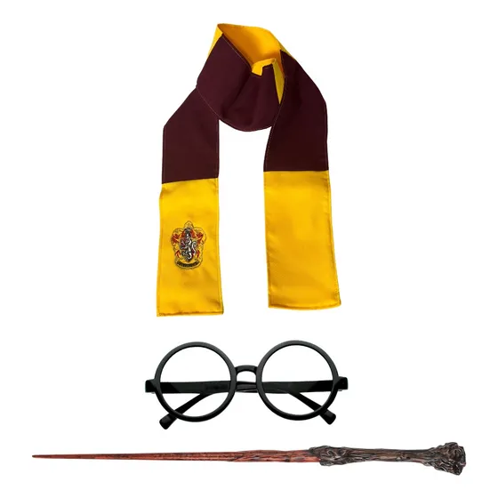 Set Accesorios Harry Potter Bufanda Lentes Varita