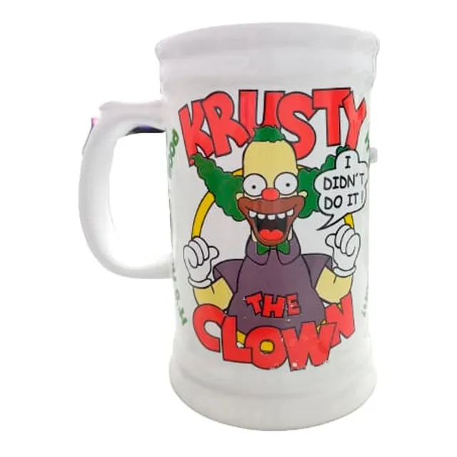 Chop De Cerámica Los Simpsons Krusty El Payaso 