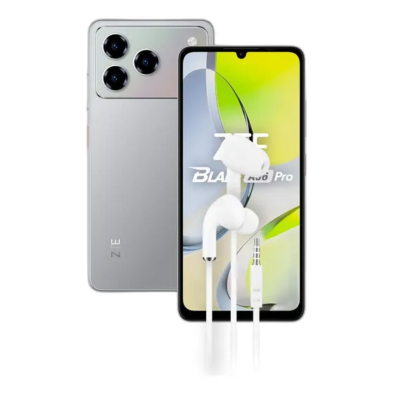 Kit Zte A56 Pro 4+8gb 128gb Grey + Auriculares Dekkin