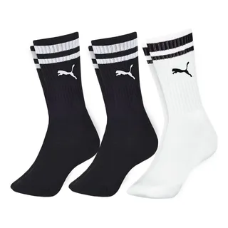 Kit 3 Pares Meia Puma Cano Alto Masculina Esportiva Original Kit 3 Pares Meia Puma Cano Alto Masculina Esportiva Original