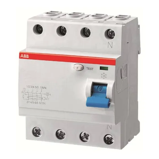  Disyuntor Diferenc 4x 100a 100ma  Abb