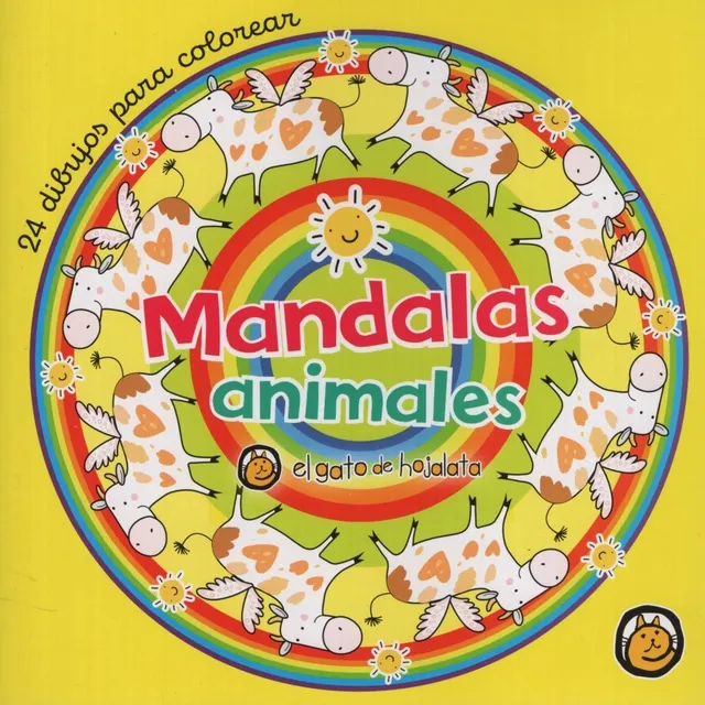 Mandalas Animales - 24 Dibujos Para Colorear, de No Aplica. Editorial Guadal, tapa blanda en español