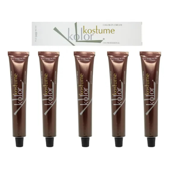 Pack X5 Tintura Kostume Kolor 60gr Coloración Peluquería
