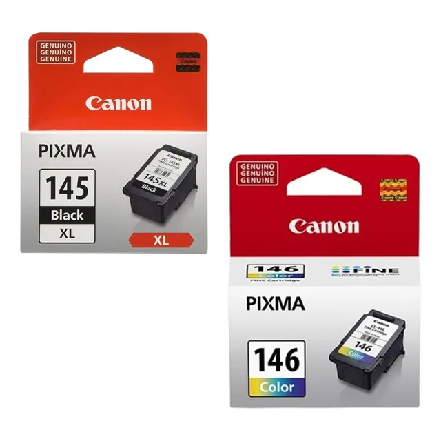 Cartuchos Originales Pg 145 Y Cl 146 Par Canon Ip2810 Mg2410
