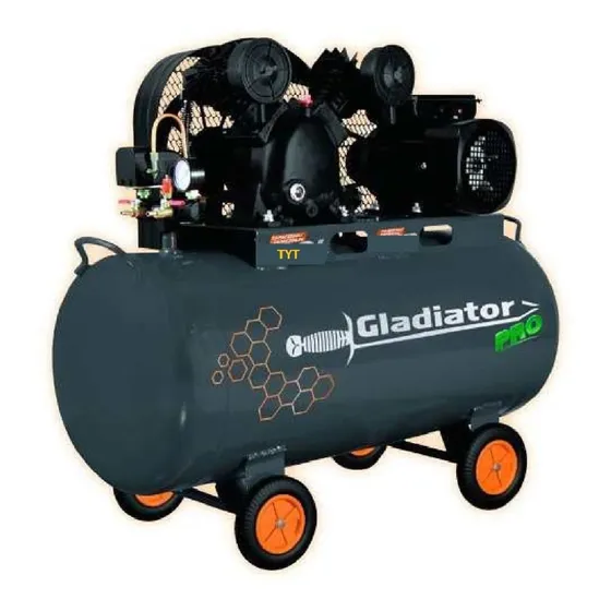 Compresor A Polea 200 Lts Gladiator Pro 2200w 4hp - Tyt