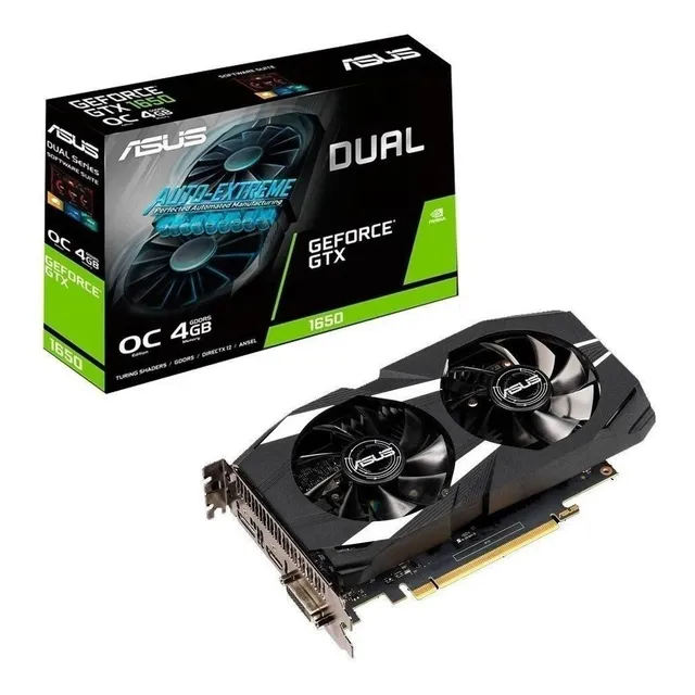 Tarjeta de video Nvidia Asus Dual GeForce GTX 16 Series GTX 1650 DUAL-GTX1650-O4G OC Edition 4GB