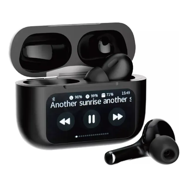 Smart Pantalla Audífonos Bluetooth 5.6 Anc Auriculares App Audífonos In-ear Inalámbricos Mvpsmart R9 Negro Auriculares Inalambricos Bluetooth 5.6 Con Microfono Audífonos In-ear Bluetooth Mvpsmart R9