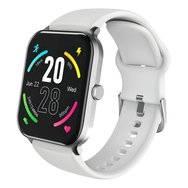 Relógio Smartwatch Qcy Watch Gtc S1 Bluetooth 5.0 Ipx8 Cor Prata Relógio Smartwatch Qcy Watch Gtc S1 Bluetooth 5.0 Ipx8 Cor Prata