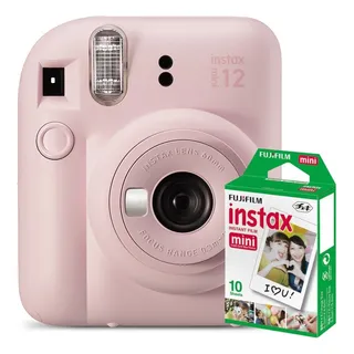 CĂąmera InstantĂąnea Fujifilm Instax Instax Mini 12 + 10 Films Rosa CĂąmera InstantĂąnea Fujifilm Instax Instax Mini 12 + 10 Films Rosa