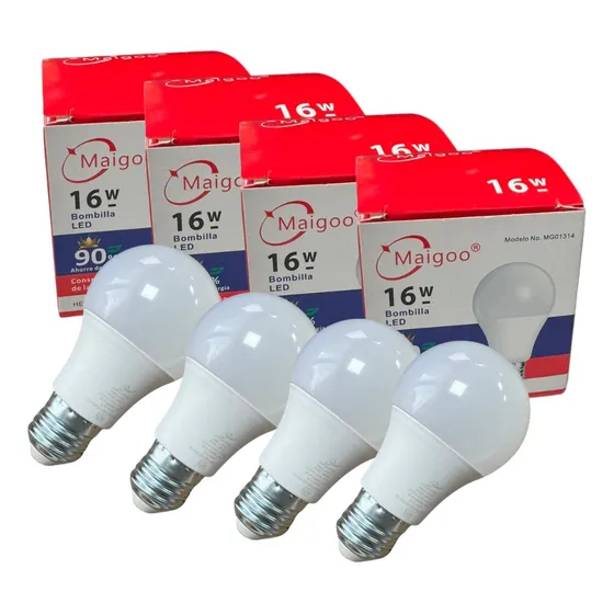 Pack De 4 Lámparas De Led 16 W Luz De Día, Cajas