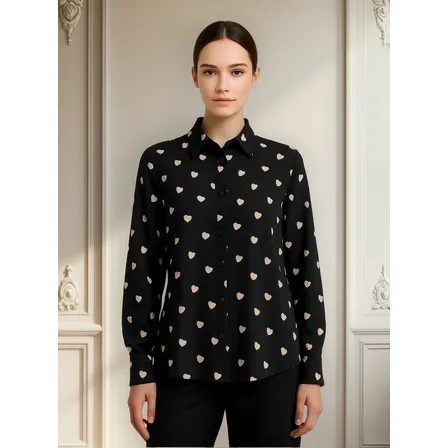 Blusa Manga Larga Mujer Camisa Casual Moda Primavera Verano