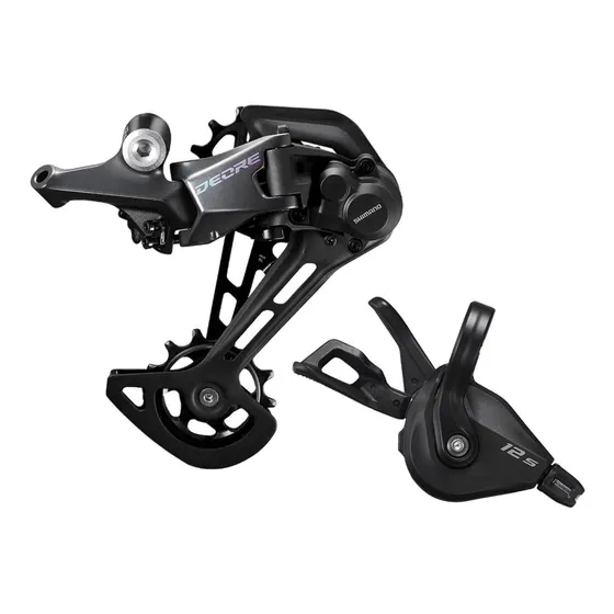 Câmbio Traseiro + Alavanca Deore M6100 1x12v 51d Abraçadeira
