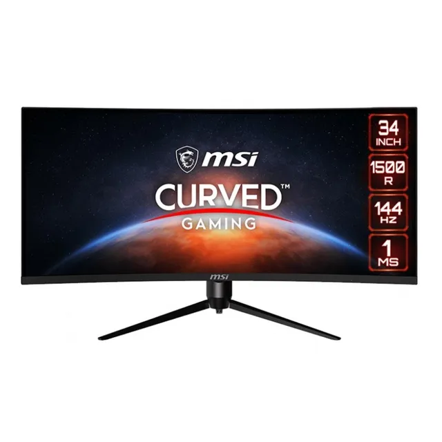 Monitor Curvo Gamer Msi Optix Mag342cqr Uwqhd 144hz 34 -in
