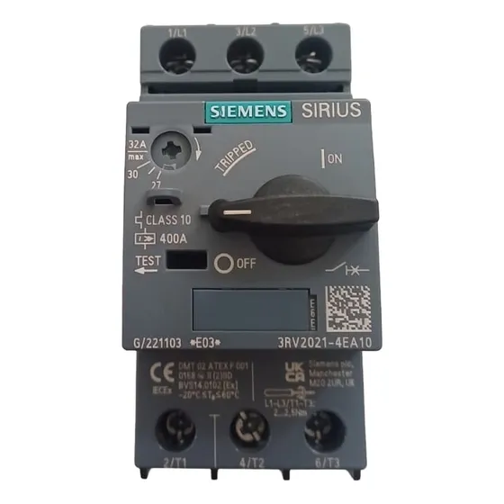 3rv2021-4ea10 Siemens Sirius Guardamotor