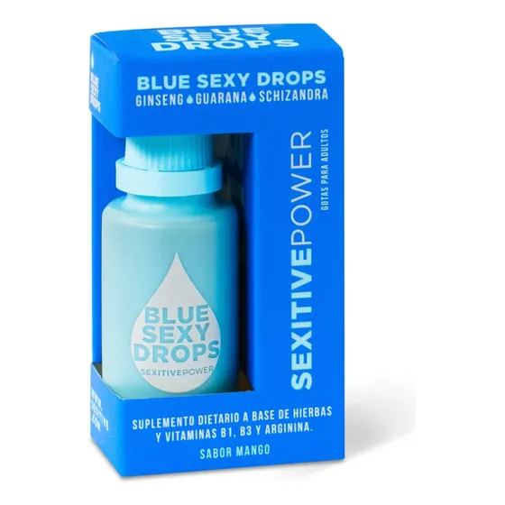 Blue Drops Sexitive Gotas Afrodisiacas Suplemento Dietario