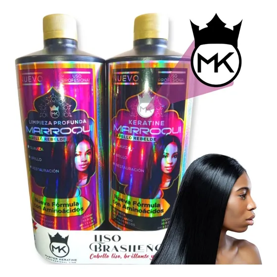 Keratina Marroquí Afro Rebelde Crema 1l Antifrizz
