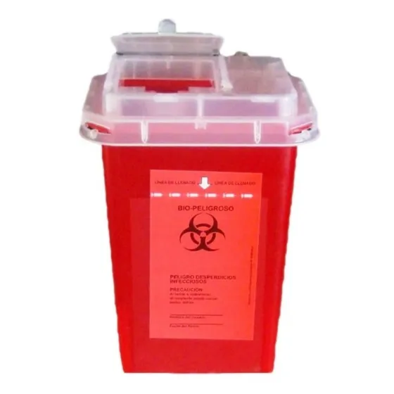 Contenedor Para Agujas Capacidad 1 Litro