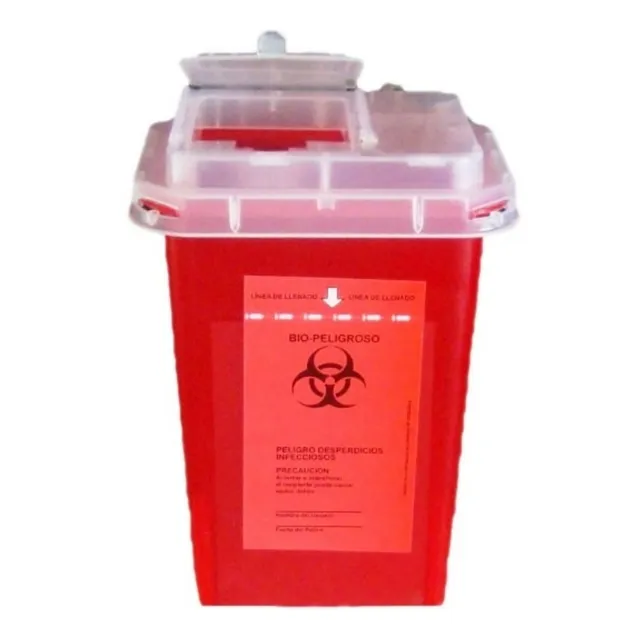 Contenedor Para Agujas Capacidad 1 Litro