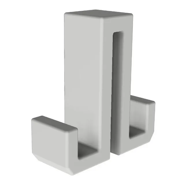 Toallero Perchero Dpble Mampara Baño Vidrio 6mm Nextsale