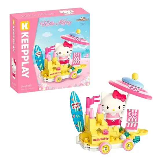 Keeppley Sanrio Hello Kitty - Mini Armable Momento Soleado