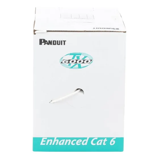 Bobina Cable Utp 305 M Cobre Tx6000 Blanco Cat 6 Mejorado