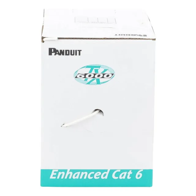 Bobina Cable Utp 305 M Cobre Tx6000 Blanco Cat 6 Mejorado