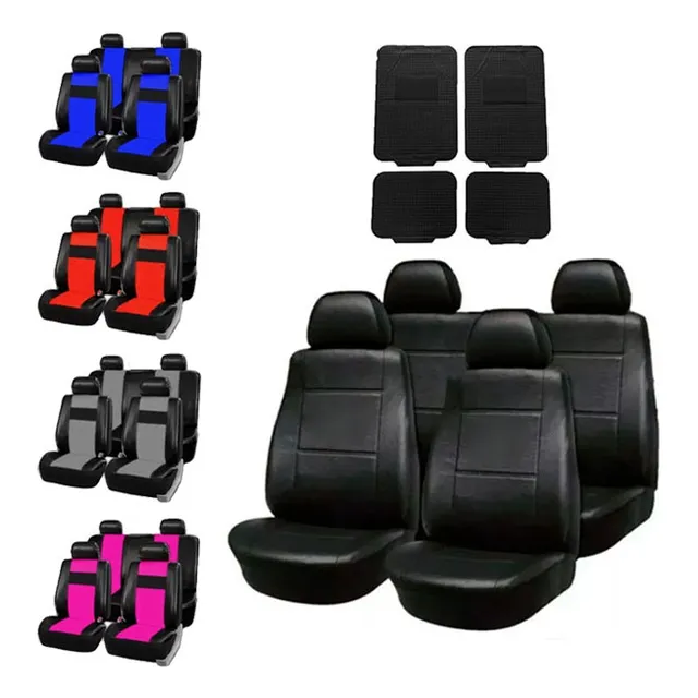 Funda Cubre Asiento Cuerina Ford Focus Ka Otro + Alfombra 4p
