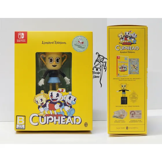 Nintendo Switch Cuphead Limited Edition Figura Brujostore