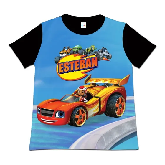 Franela Camisa Niño Blaze And The Monster Machines Poliester
