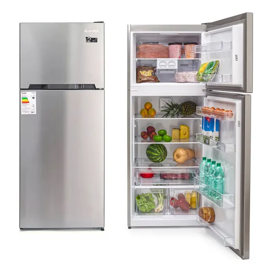 Heladera James  Rj 575 Inverte Inox 400 L Inox Dimm