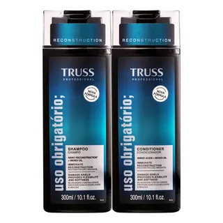 Truss Kit Shampoo e Condicionador Truss Uso Obrigatório para Cabelos de 300ml