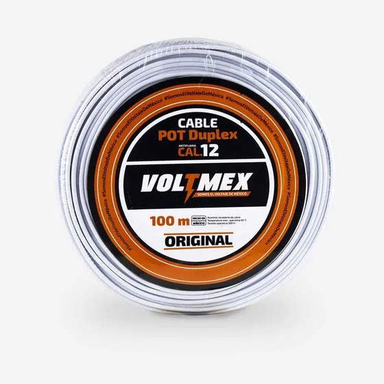 Cable Pot Duplex Calibre 12 100 Metros