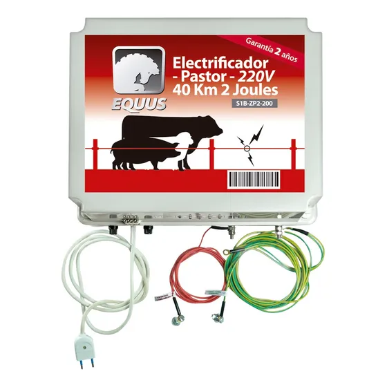 Electrificador Pastor Equus 40 Km 1,8 Joule