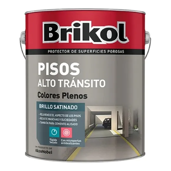 Brikol Pisos Alto Transito Antideslizante 4l - Davinci