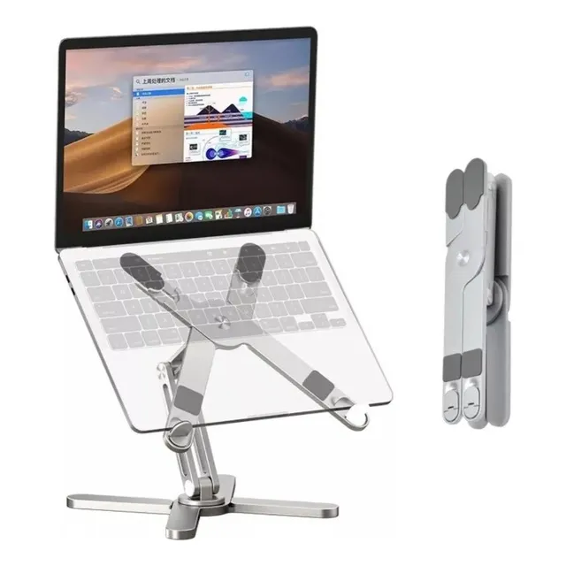 Base Soporte Aluminio 360 Portatil Notebook Macbook