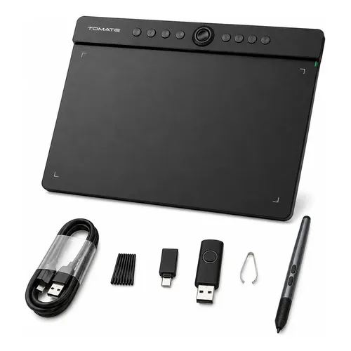 Mesa digitalizadora Wacom MobileStudio Pro 16 DTH-W1621H preta