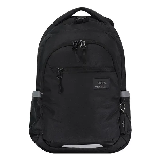 Mochila urbana Totto Misisipi color negro 20.46L