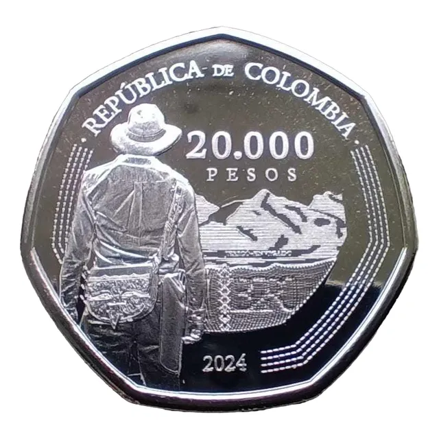 Moneda 20.000 Pesos Carriel Guarniel Antioqueño 2024