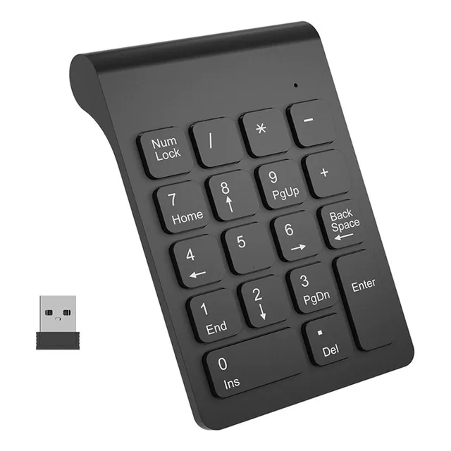 Teclado Numerico Inalambrico Usb Avatto Ergonomico