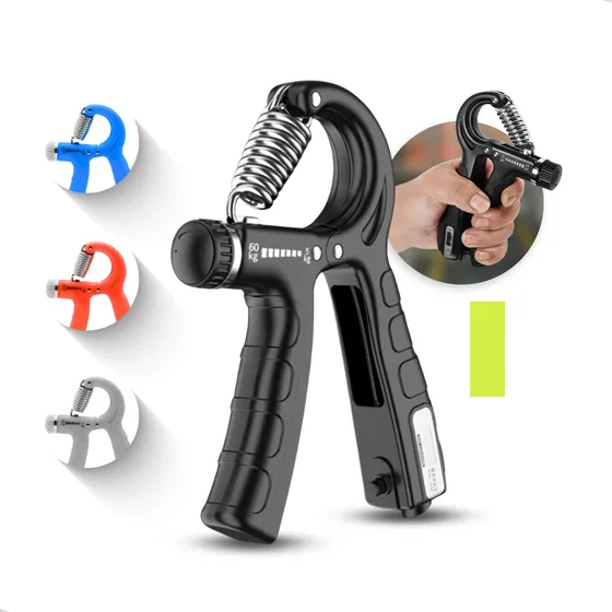 Hand Grip Ante Braço Punho Ajuste Peso Até 60 Kg C/ Contador