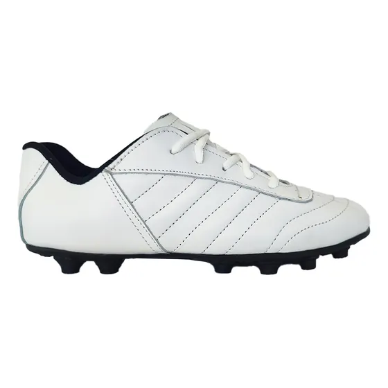 Sm Ruki Botines De Cuero Blanco Fútbol 11 E