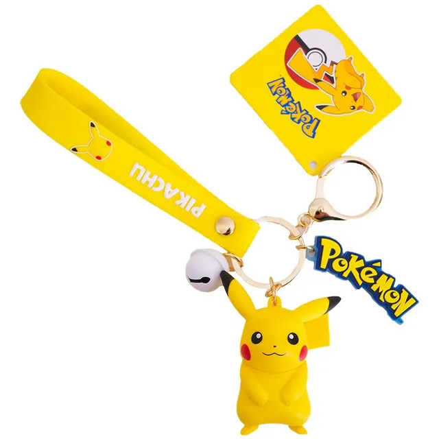 Llavero De Pikachu Pokemon De Colores Vivos Para Regalo