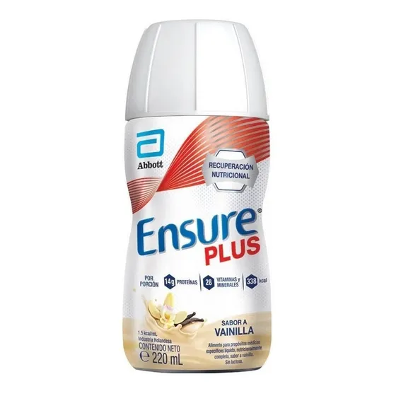 Ensure Plus Liquido X 220 Ml. Multivitaminico Vainilla