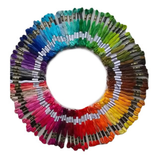 Hilo Para Bordar Arcoiris, Caja 24 Madejas, Colores Surtidos Hilo Para Bordar Arcoiris, Caja 24 Madejas, Colores Surtidos