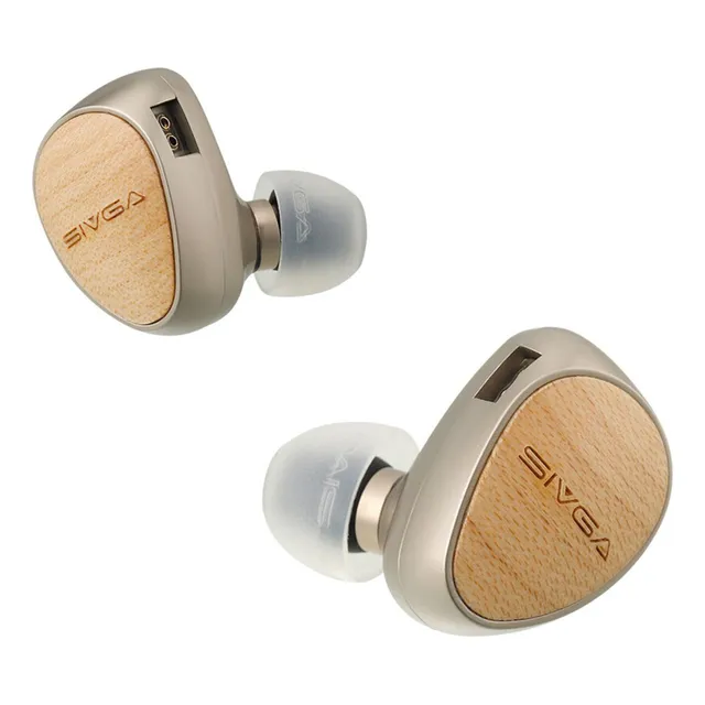 Audífonos Sivga Que Intrauditivos Iems Hi-fi 3.5mm Color Café