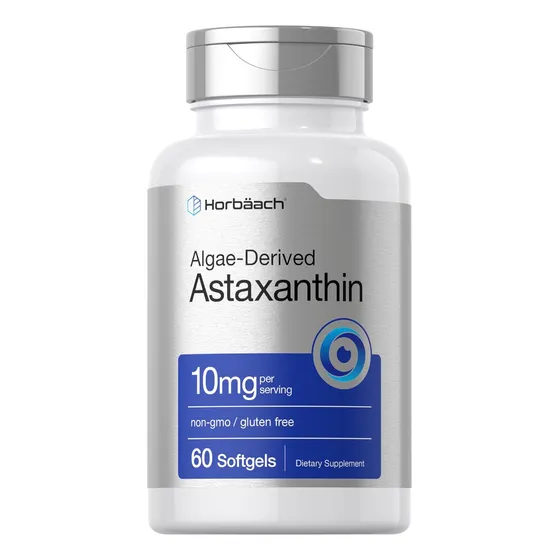 Suplemento Astaxantina 10 Mg 60 Capsulas Horbaach