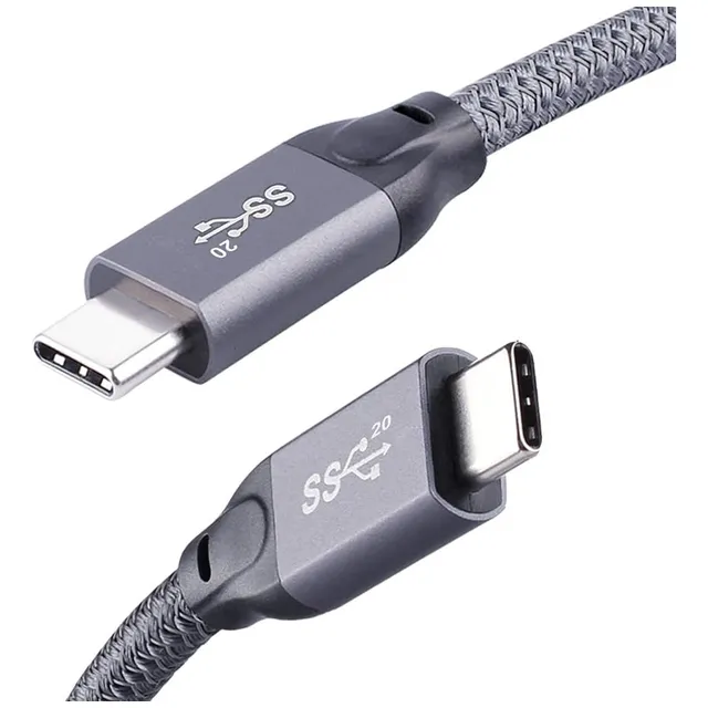 Qces Cable Corto Usb C A Usb C De 165 Pies, Cable Usb C 32