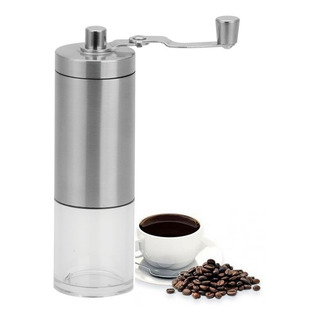 Moedor De Cafe Grãos Manual Portátil Aço Inox Ajuste Moagem Moedor De Cafe Grãos Manual Portátil Aço Inox Ajuste Moagem