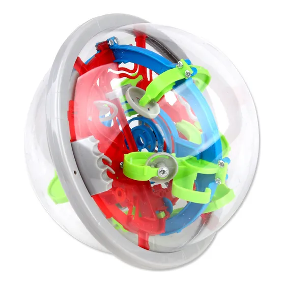 Bola Laberinto Rompecabezas Para Llevar Set 3d Juego De Mesa Didactico 100 Niveles 12 cm