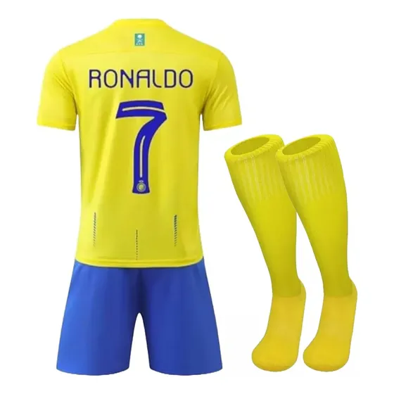 Uniforme Al Nassr Ronaldo 7 Niño O Adulto